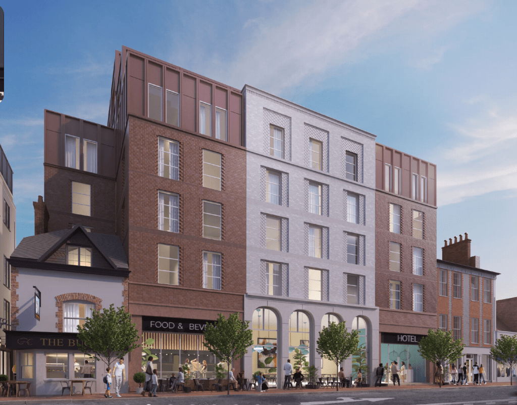 New hotel front view