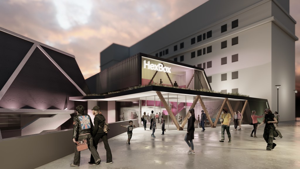 Hexagon extension visual