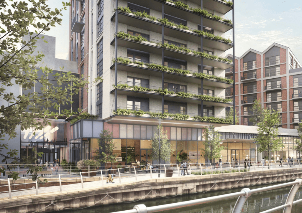 New entrance and restaurant replacing Debenhams