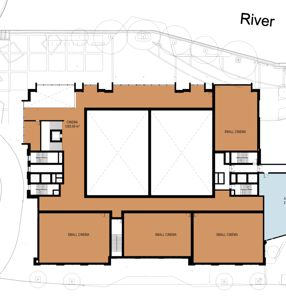 Cinema first floor layout