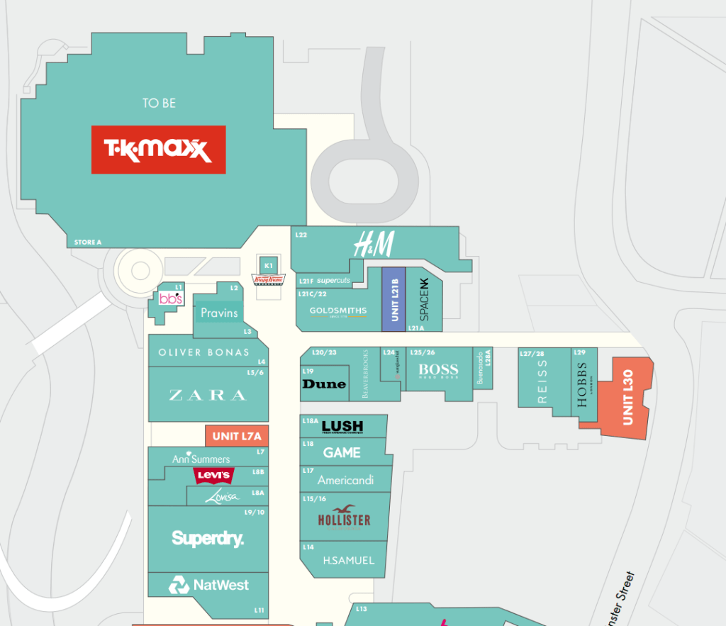 Oracle middle storey site map