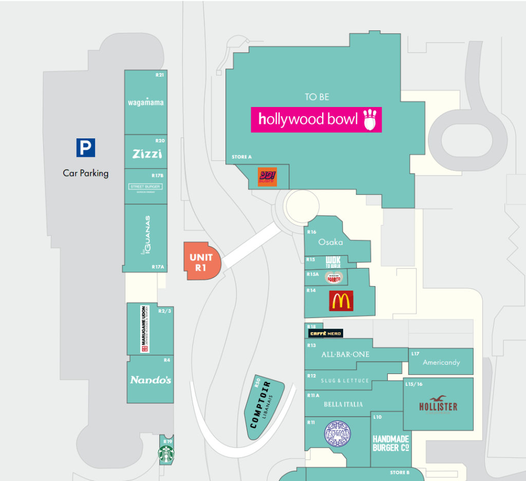 Oracle lower storey site map