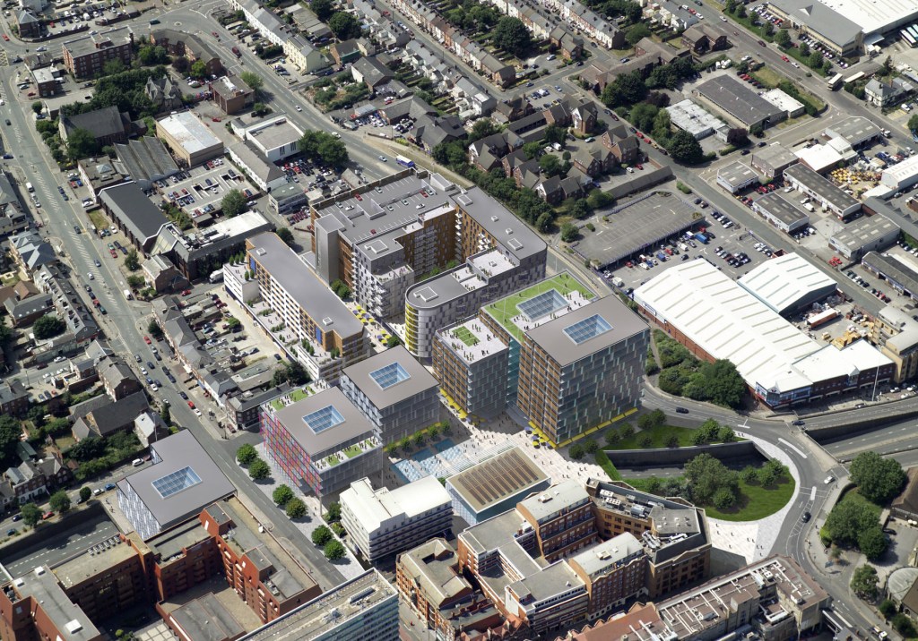 Original concept for Chatham Place with IDR decking