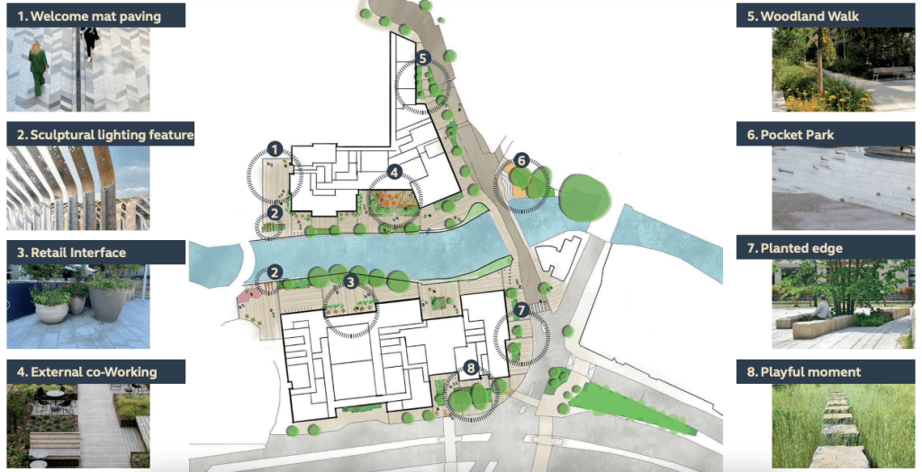 Further landscaping details Oracle scheme