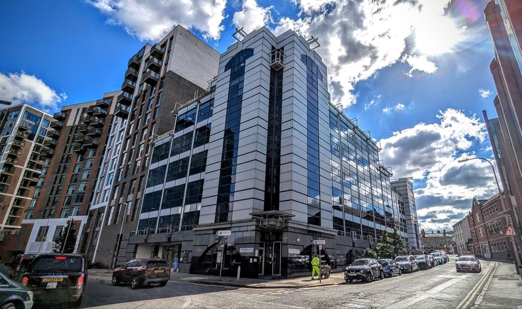 A view of the existing office on Greyfriars Road