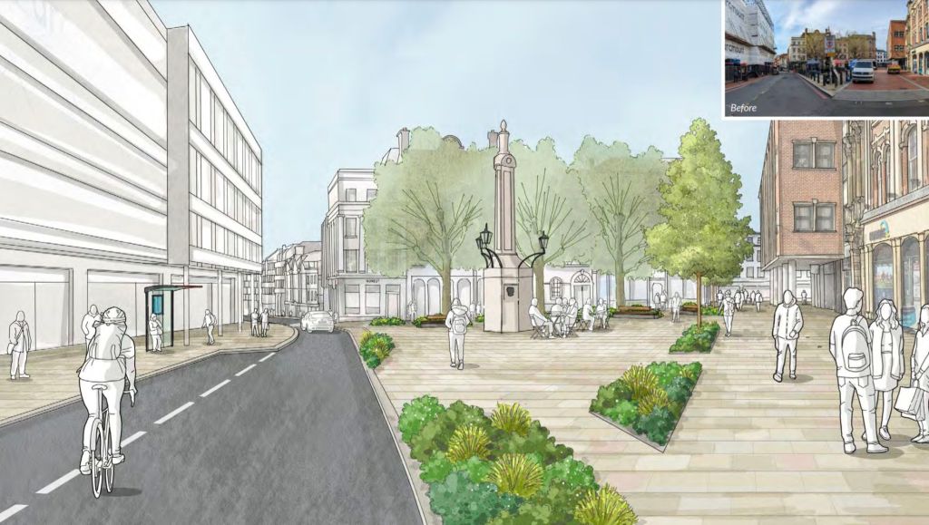 Market Place artists impression