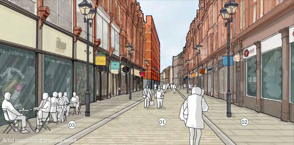 Queen victoria street artists impression