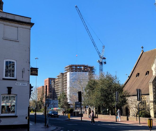 Domain Reading apartment scheme under construction