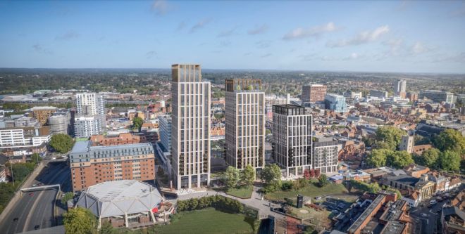 Broad St Mall tower scheme