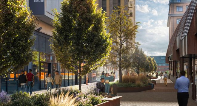 Queens Walk relandscaped