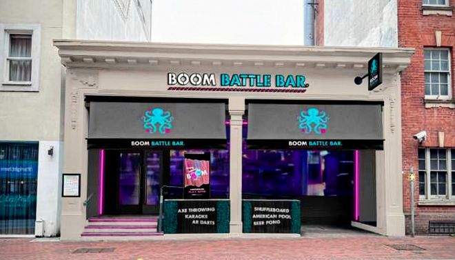 Boom Battle Bar CGI of Station Road frontage