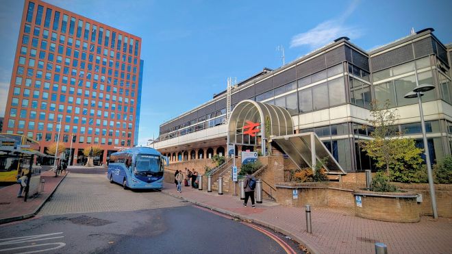 Railair area outside Reading station