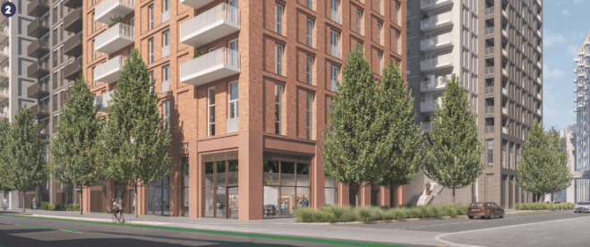 View from Garrard St junction with Greyfriars Rd