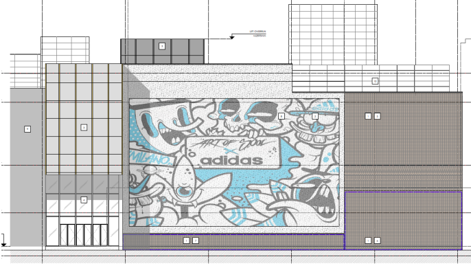 Temporary frontage to Kennet