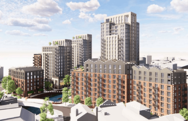 A 3D render of the proposed Oracle project